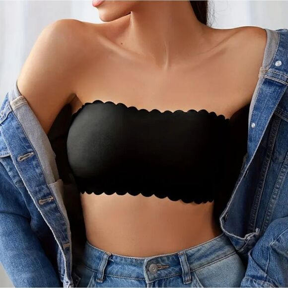 Seamless Bra Comfortable Strapless Elastic Lingerie and Underwear Size Xl - Picture 1 of 13